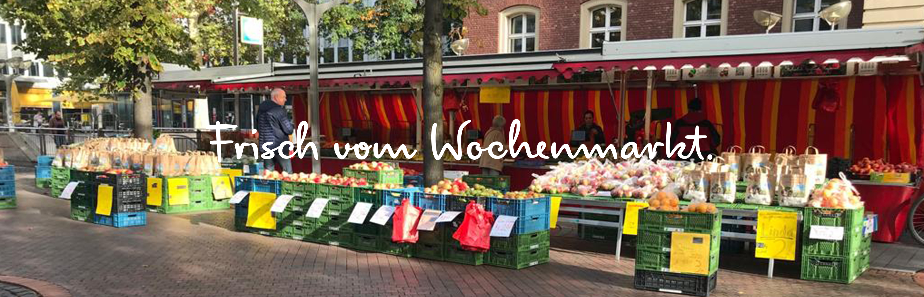 frisch vom wochenmarkt